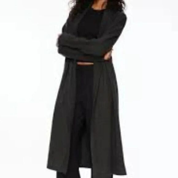Dynamite  Heavenlyarn™  Long Cardigan Color: Lead Gray Size: M/L - Picture 1 of 2